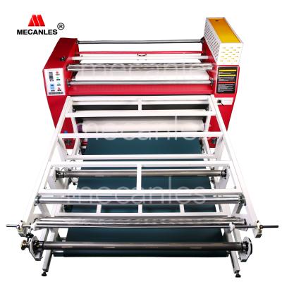 China Full Multifunctional Edible Oil Calender Sublimation Transfer Roller Heat Paper Machine Steamroller To Roll And Cloth Flat Piece for sale