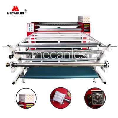 China High quality multifunctional tabletop roll to roll calendar sublimation heat press machine with 60cm oil drum for sale