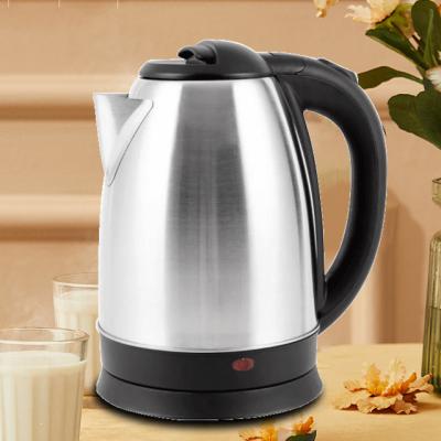 China Wholesale 1.8 L Stainless Steel 360 Degree Easy Flipping Overheating Electric Kettle Cordless Water Kettle Spout Protection Low Rotation for sale