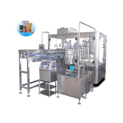 China Beverage Shanghai Manufacture Beverage Spout Pouch Filling Capping Machine With Good After-sale Service for sale