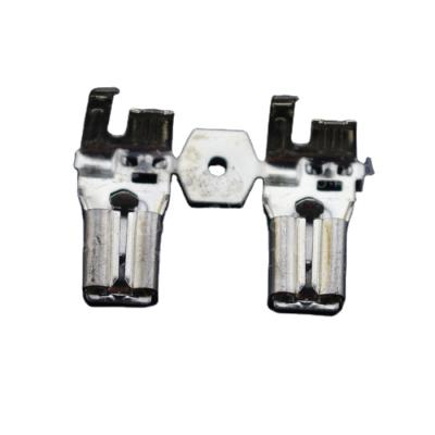 China H62Y2 Chicken Claw Type Terminal Connectors , DJ6225-J6.3D Self-locking Terminal Belt Buckle for sale