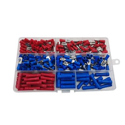 China Wire Connecting 250PCS MDD1.25-250/FDD1.25-250/BV1.25/BV2 Wire Crimp Terminal Cold Pressed Assortment for sale