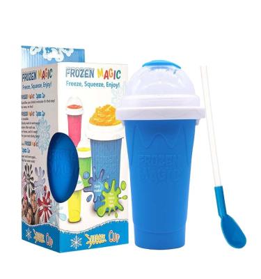 China Sustainable Frozen Magic Slush Cup Quick Freezing Maker Soggy Smoothie Cup for sale