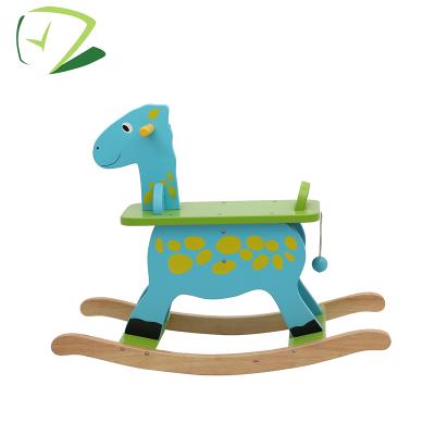 China Exercise Balance Ability Exquisite Workmanship Old-fashioned Baby Wooden Rocking Horse for sale