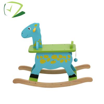 China Ride On China's First New Toy Professional Design Wooden Rocking Horse Toy For Sale for sale