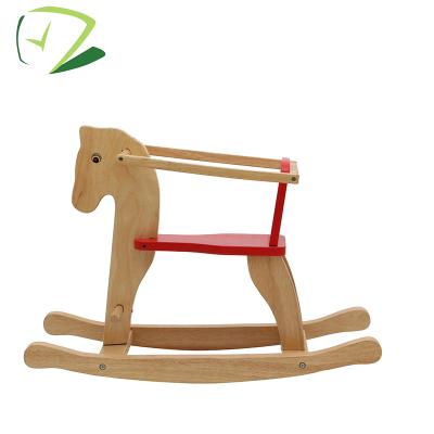 China Excellent quality exercise balance ability toy solid wood rocking horse for sale for 3 years old for sale