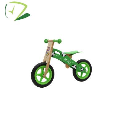 China Children's Wooden Toy Balance Baby Wood Bike Children's Bicycle High Quality Custom Made Exercise Balance Ability For 2-7 Years for sale