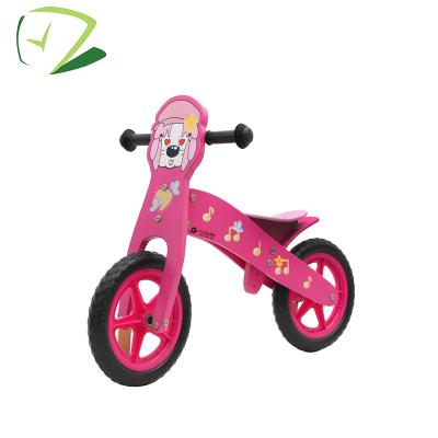 China Ride On Toy Professional Standard Christmas Gifts Infant Baby Bike Non Pedal Wooden Balance Bicycle For Toddlers for sale