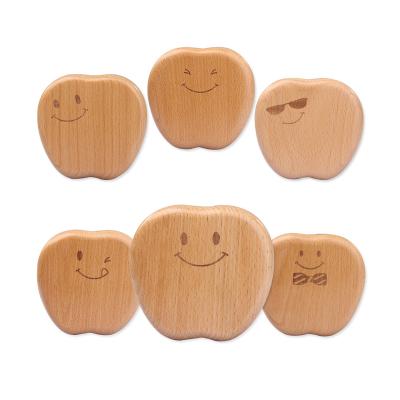 China China factory sale boy girl milk teeth storage box wooden milk tooth box for sale