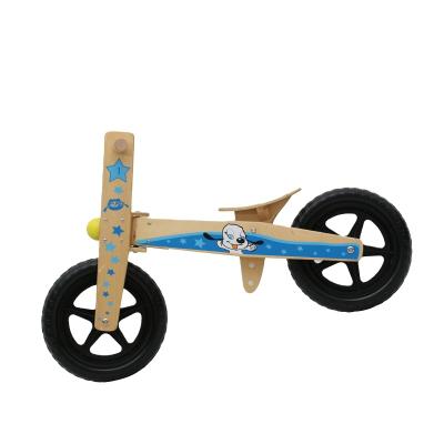 China Ride On Toy Wholesale Kids Wooden Balance Bike Used In Home And Outdoor for sale