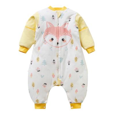 China Factory Wholesale Customizable Winter Breathable Baby Cartoon Organic Cotton Sleeping Bags 0-3 Year Old Sleeping Bags for sale