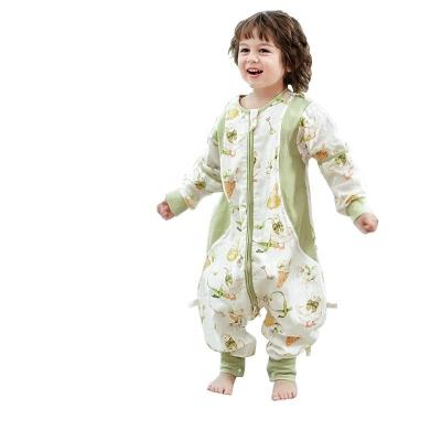 China Breathable Bamboo Split Leg Fiber Removable Spring Sleeve And Summer Children's Sleeping Bag Nightgowns Sleeping Bag for sale