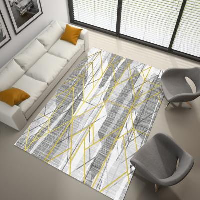 China Modern 3D Printed Modern Style Living Room Rugs Covers Colorful Fancy Unti-slip for sale