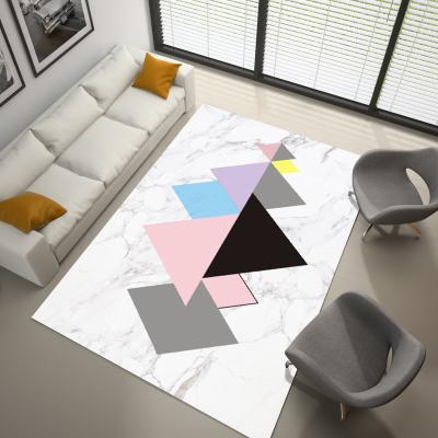 China Modern 3D Printed Modern Style Living Room Rugs Blankets Colorful Fancy Living Room for sale