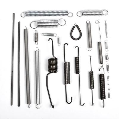 China Spiral Customized Small Extension Spring , High Quality Long Extension Spring With Hooks for sale