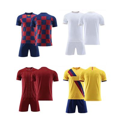 China Manufacturer Breathable Breathable Polyester Custom Logo Soccer Wear Kit National Team Soccer Jerseys from China Factory for sale