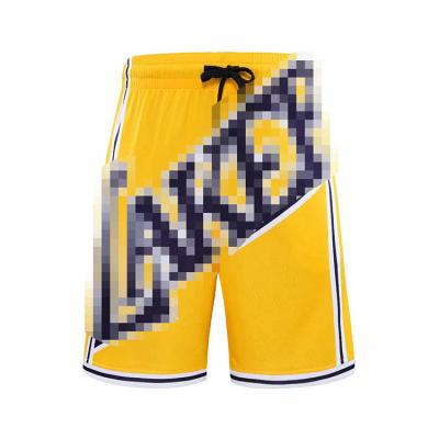 China High Quality Breathable Men's Basketball Shorts Custom Retro Five Drawstring Waist Stitch Pants Plus Tank Tops Casual Uniform Mesh for sale