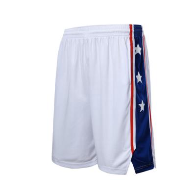 China OEM New Big Size Logo Mesh White Basketball Shorts Men's Training Custom Sporty Casual Loose Sweatpants Breathable Sublimation Breathable for sale