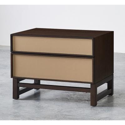 China Modern WALNUT living room furniture sets wooden bedroom bedside cabinet storage cabinet with drawer. for sale