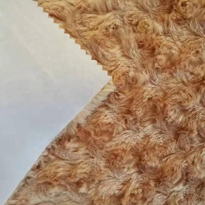 China China Factory Toys Cloth Polyester Anti-static Fabric For Clothes Faux Fur for sale