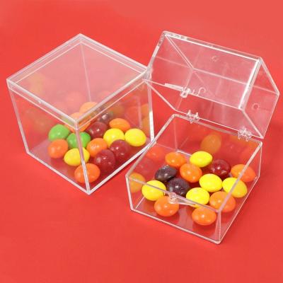 China Antique Imitation Square Acrylic Storage Cube Small Candy Favor Clear Acrylic Box With Lid - Buy Acrylic Candy Cube Box,Acrylic Box Candy,Acrylic for sale