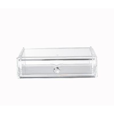 China New Plastic Acrylic Storage Box Case Jewelry 1 Drawer Cabinet Holder Cosmetic Boxes for sale