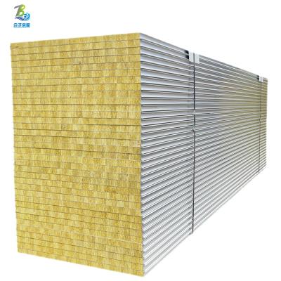 China Contemporary high strength EPS/rock color steel wool sandwich panel insulated panel for roof and wall for sale