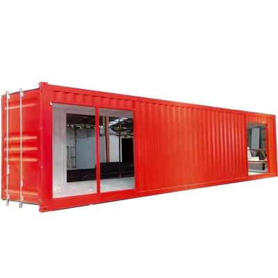 China Modern hot sale fully furnished 2 bedroom container house luxury living 40ft container house with bathroom for sale