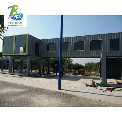 China Modern high quality cheap luxury prefab two storey made container house for sale for sale