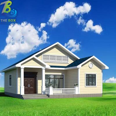 China Prefab Modern Low Cost House Structures Modern Luxury Timber Framed Buildings Villa 3 Bedrooms Modular Prefab Container Houses for sale