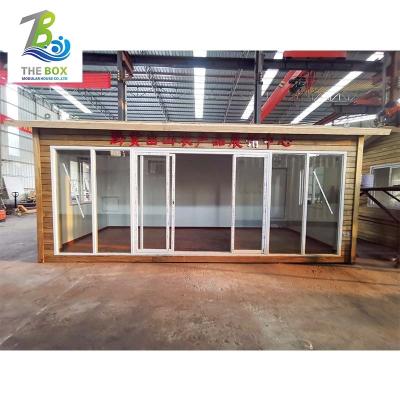 China china modern wooden luxury prefab cabin houses 20ft container living container house for sale for sale