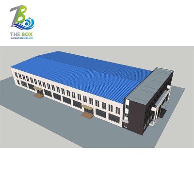 China 2021 Modern Best Manufacturer Prefabricated Steel Warehouse Workshop Shed Hall Steel Structure Price Workshop Storage Building for sale