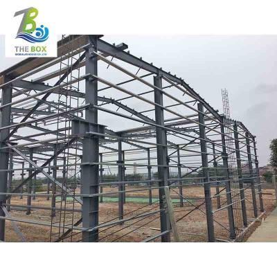 China Modern Professional Prefab Workshop Garage Shed Prefab Steel Frame Metal Building Steel Structure Warehouse for sale