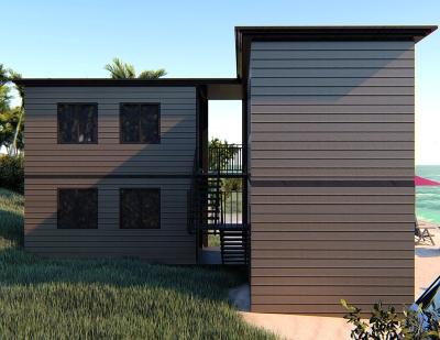 China Modern Lightweight Steel Structure Villa 2 Storeys Prefab Villa Luxury for sale