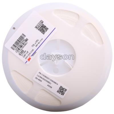 China electrical capacity 0603B102K500NT 0603 X7R 1NC 50V 10% MLCC 0603B102K500NT for sale