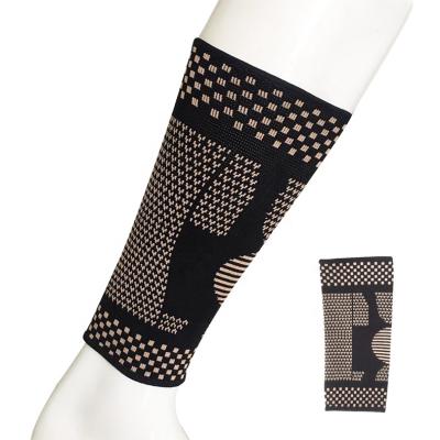 China /Breathable Antibacterial Copper Fiber Knitted High Press Leg Calf Elastic/Comfortable Breathable Slimming Compression Brace Sleeve For Marathon Basketball Sport Safety Gear for sale