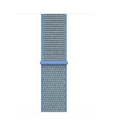 China Blue Cloth 38mm Tahoe Sport Loop Strap For Apple Watch Band for sale