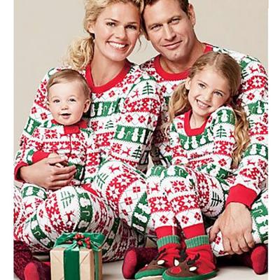 China Family Christmas QUICK DRY Pajamas Set Matching Matching Family Clothes Family Pajamas Set for sale