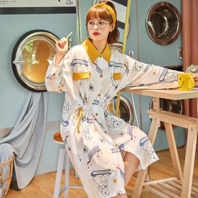 China Grosir Piyama Murah Pillamas De Mujer Women's New Homewear 2020 Sleepwear Wholesale Cotton Thermal Sleepwear Ladies Pajamas for sale