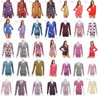 China Wholesale QUICK DRY Women Sleep Wear Onsie Shorts Pajamas Long Sleeve Sleepwear for sale