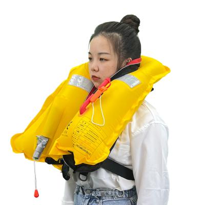 China Drift Boating Fishing Swimming Eyson Customized No MOQ 150N Adults Inflatable Vest For Kayaking for sale