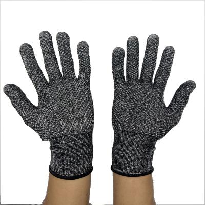 China hot sale Anti-cut finger tip protector stainless steel mesh puncture resistantcut impact gloves for sale