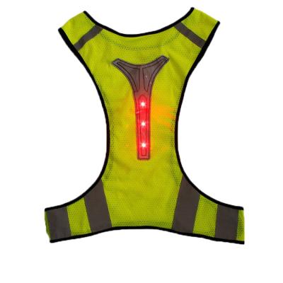 China LED FLASH Eyson High Visibility Lighted Vest Luminous Safety Safety Tracksuits Reflective Jacket for sale