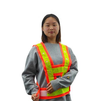 China LED FLASH Hi Force Safety Working Reflective Vest Working Led Reflective Vest Led Jacket for sale