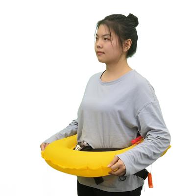 China Wholesale Oxford Cloth Size Inflatable Life Jacket For Swimming for sale