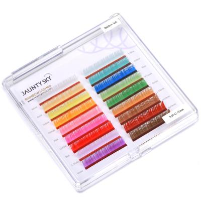 China Best Selling Tapered Products Colored Eyelashes Price From China Manufacturer for sale