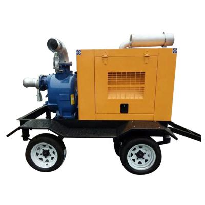 China Diesel engine non clog sludge pump for sale