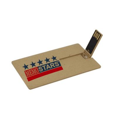 China Wholesale Customized Cheapest Customized Degradable USB Paper Eco-friendly Paper Flash Drive Materials Credit Card Logo Credit Card Shape Degradable For Promotion for sale