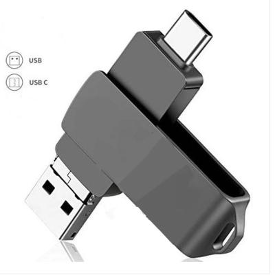 China Mobile Phone Accessories 3 in 1 Type-C High Speed ​​OTG USB Metal Flash Memory Stick Pen Drive for Type-C Mobile Phone Android Tablet for sale