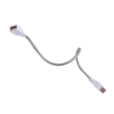 China Metal Hose USB Male To Flexible Metal Hose USB Female Hot Selling Extension Cable For USB Light Lamp Bulb for sale